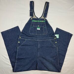 Liberty Mens Flex Denim Bib Overalls 42 x 32 Blue Jean Work Wear C4